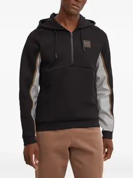 Ea7 Emporio Armani: Чёрная толстовка 