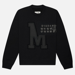 Maison Margiela MM6: Чёрная толстовка 