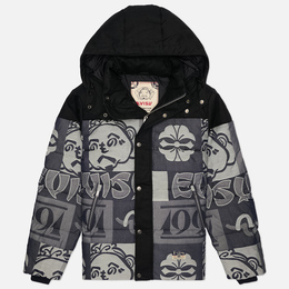 Evisu: Жаккардовый пуховик 