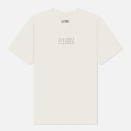 Maison Margiela MM6: Белая футболка 