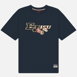 Evisu: Синяя футболка 