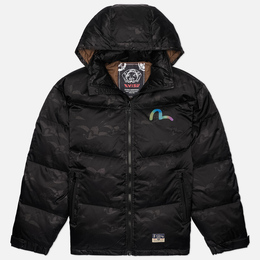 Evisu: Жаккардовый пуховик 
