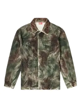 Diesel: Коричневая куртка 