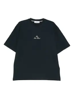 Stone Island: Чёрная футболка 