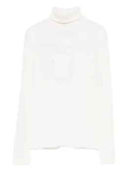 Max Mara: Белый свитер 