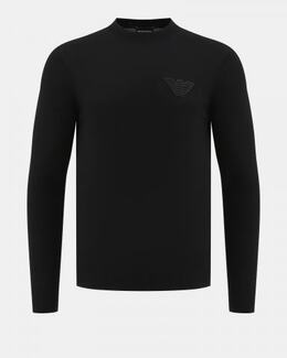 Emporio Armani: Чёрный свитер 