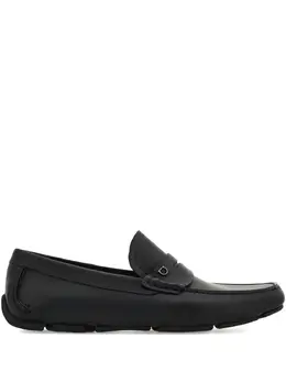 Ferragamo: Чёрные туфли  Gancini