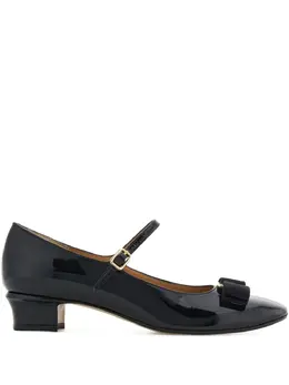 Ferragamo: Чёрные туфли  Vara Bow
