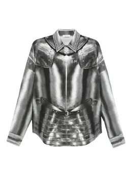 Alexander McQueen: Рубашка с принтом 