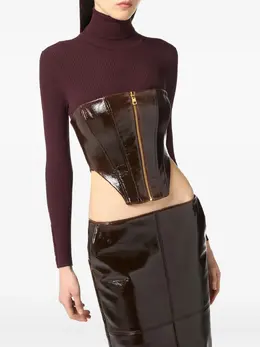 Elisabetta Franchi: Кружевное топ 