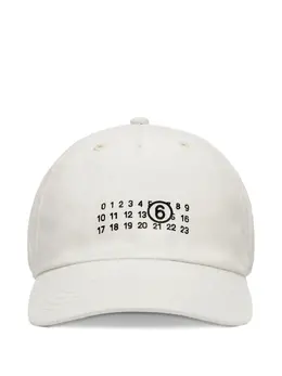 MM6 Maison Margiela: Белая кепка 