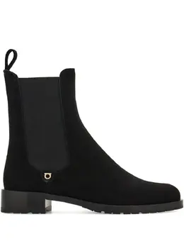 Ferragamo: Чёрные ботинки 