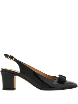 Ferragamo: Чёрные туфли  Vara Bow