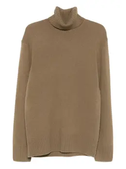 Brunello Cucinelli: Коричневый свитер 