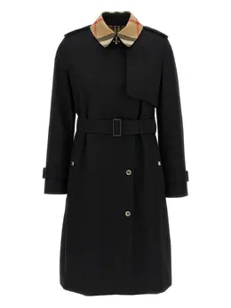 Burberry: Плащ с воротником 