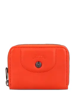 Longchamp: Оранжевый кошелёк 