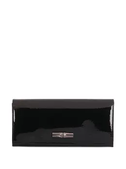 Longchamp: Чёрный кошелёк 