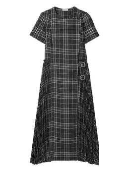 Burberry: Плиссированное платье 