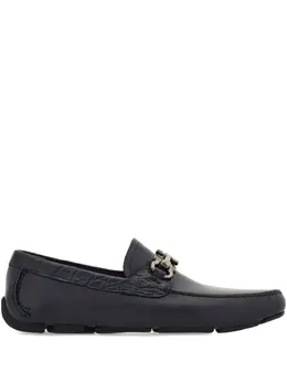 Ferragamo: Синие туфли  Gancini