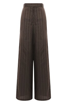 Dries Van Noten: Коричневые брюки 