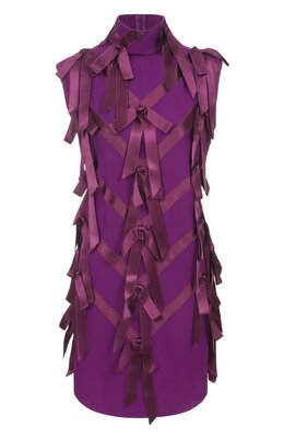 Prada: Фиолетовое платье 
