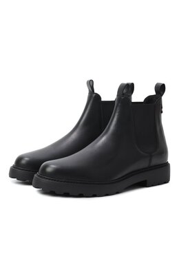 Bally: Чёрные ботинки 