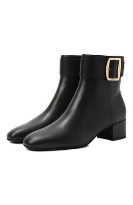 Bally: Чёрные ботинки 