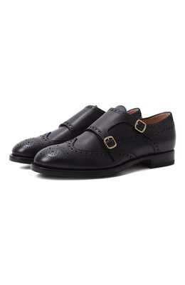 Santoni: Чёрные лоферы 