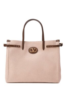 Valentino: Бежевая сумка 