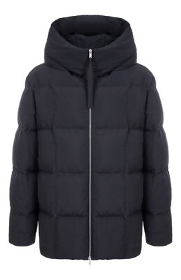 Jil Sander: Синий пуховик 