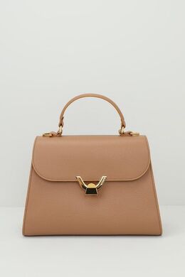 Coccinelle: Бежевая сумка 