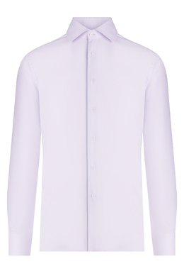 CORNELIANI: Фиолетовая рубашка 