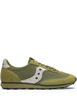 Saucony: Зелёные кроссовки 