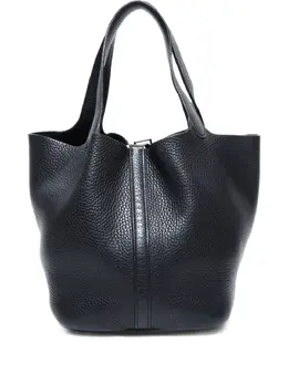 Hermès Pre-Owned: Чёрная сумка-шоппер 