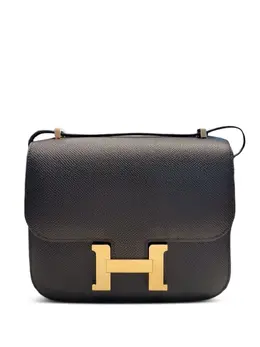 Hermès Pre-Owned: Чёрная сумка через плечо 