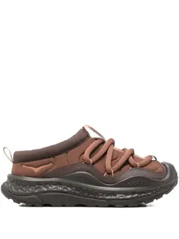 HOKA: Коричневые мокасины 