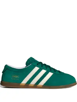 adidas: Зелёные кроссовки  Gazelle