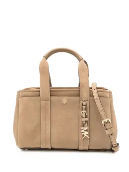 Michael Kors: Бежевая сумка-шоппер 