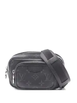 Louis Vuitton Pre-Owned: Чёрная сумка 