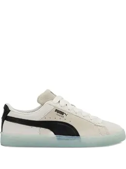 PUMA: Чёрные кроссовки  Suede Classic