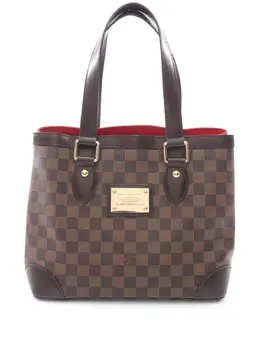 Louis Vuitton Pre-Owned: Коричневая сумка-шоппер 