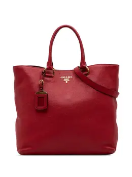 Prada Pre-Owned: Красная сумка-шоппер 