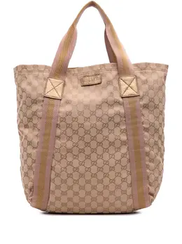 Gucci Pre-Owned: Коричневая сумка-шоппер 