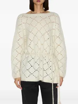 ISABEL MARANT: Белый свитер 
