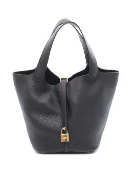 Hermès Pre-Owned: Чёрная сумка-шоппер 