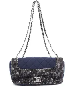 CHANEL Pre-Owned: Синяя сумка 