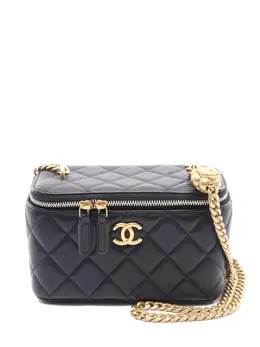 CHANEL Pre-Owned: Чёрная сумка 