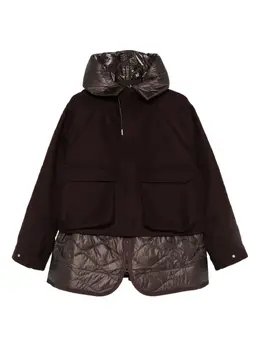 sacai: Коричневая куртка 