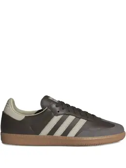 adidas: Коричневые кроссовки  Samba