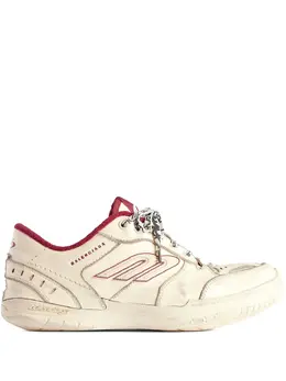 Balenciaga: Белые кроссовки 